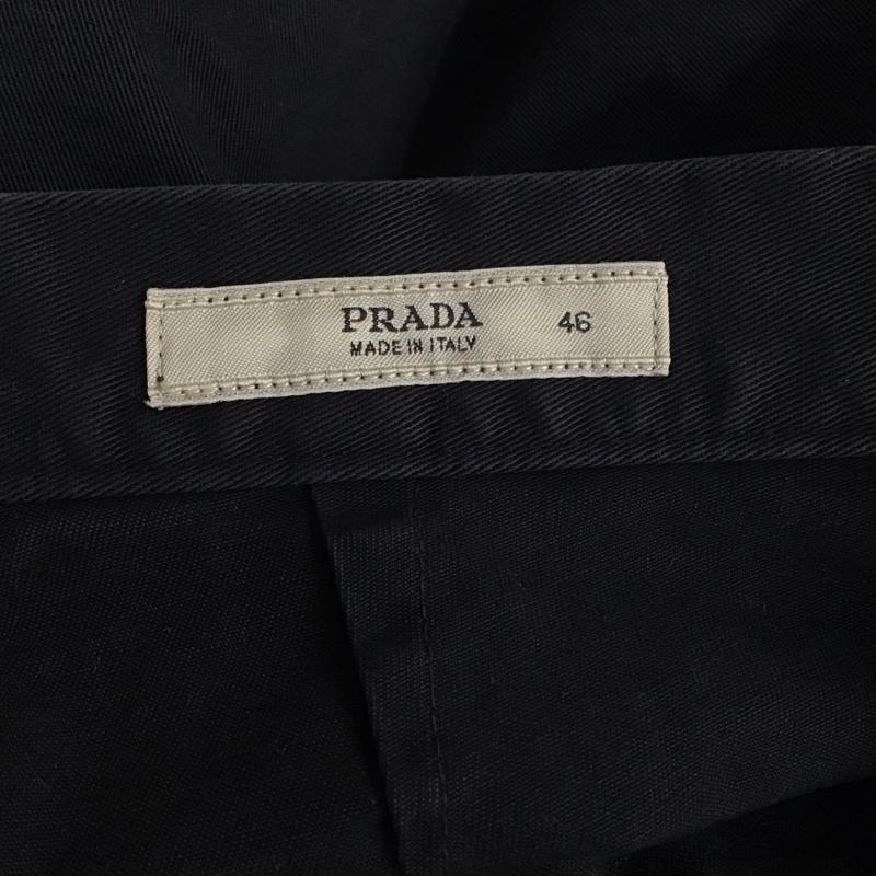 プラダ PRADA パンツ ショートパンツ ハーフパンツ ショートパンツ カジュアルパンツ 46 無地 紺 / ネイビー /  メンズ USED 古着 中古 10112127