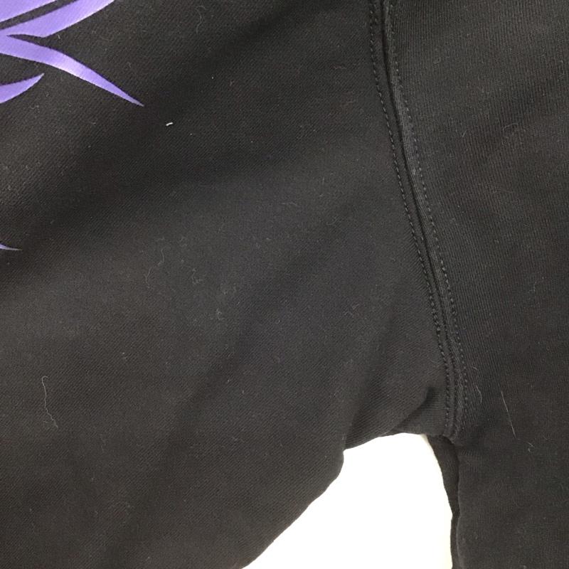 ディーゼル DIESEL パーカー 長袖 長袖パーカー プルオーバーパーカー スウェット XS プリント 黒 / ブラック /  メンズ USED 古着 中古 10147608