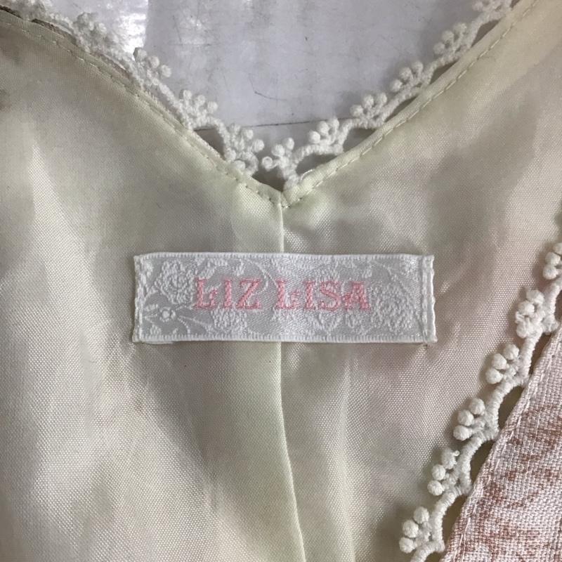 リズリサ LIZ LISA ワンピース ミニスカート 141-6040-0a エンジェル柄ジャンスカ ノースリーブワンピース レースワンピース 0 総柄 マルチカラー / マルチカラー /  レディース USED 古着 中古 10111783