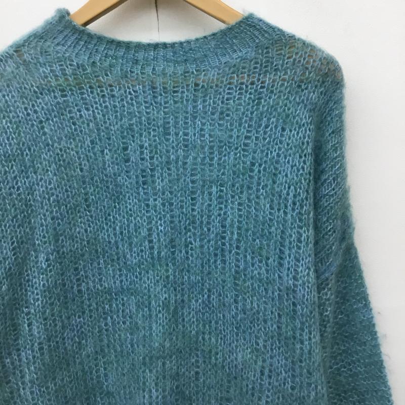 ローズバッド ROSE BUD ニット、セーター 長袖 FREE 無地 青 / ブルー /  レディース USED 古着 中古 10139800