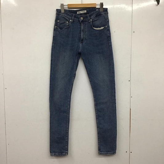 ザラ ZARA パンツ デニム、ジーンズ デニムパンツ スリムパンツ カジュアルパンツ ストレッチパンツ 40 無地 インディゴ / インディゴ /  メンズ USED 古着 中古 10140150