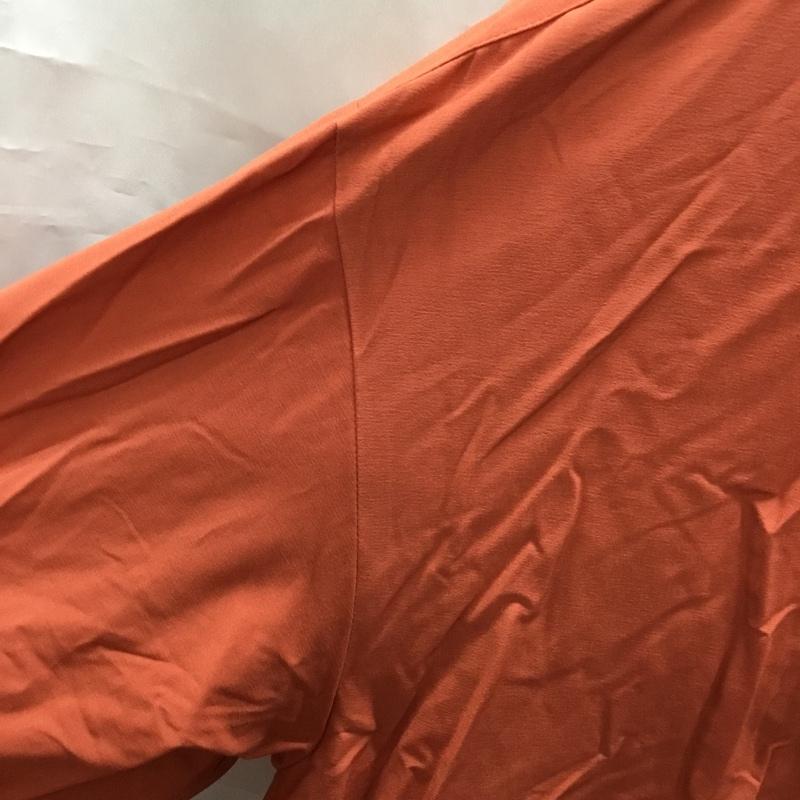 ナノユニバース nano・universe シャツ、ブラウス 半袖 672-2121209 オープンカラーシャツ S 無地 橙 / オレンジ /  メンズ USED 古着 中古 10109705