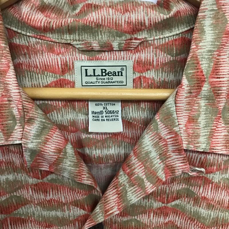 エルエルビーン L.L.Bean シャツ、ブラウス 半袖 半袖シャツ プリントシャツ ポケットシャツ アロハシャツ XL プリント マルチカラー / マルチカラー /  メンズ USED 古着 中古 10132571