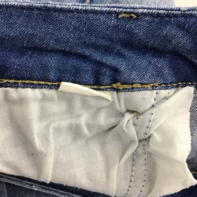 ザラ ZARA TRAFALUC パンツ デニム、ジーンズ ストレッチ スキニー ダメージ加工 青 / ブルー /  レディース USED 古着 中古 10117740