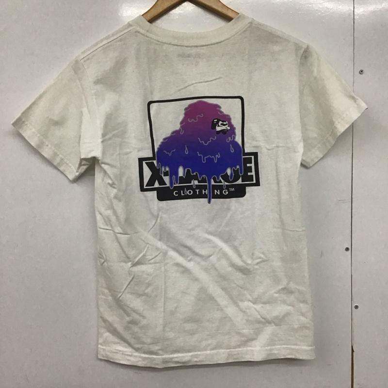 エクストララージ XLARGE Tシャツ 半袖 半袖シャツ プリントTシャツ 半袖カットソー S ロゴ、文字 白 / ホワイト /  メンズ USED 古着 中古 10146560