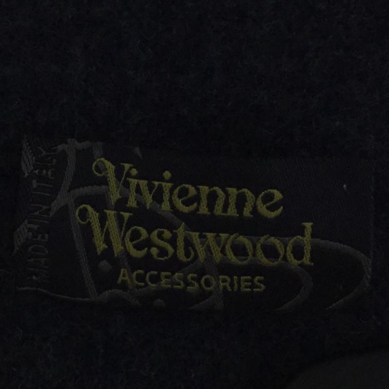 ヴィヴィアンウエストウッド Vivienne Westwood マフラー マフラー 刺繍 紺 / ネイビー /  レディース USED 古着 中古 10135825