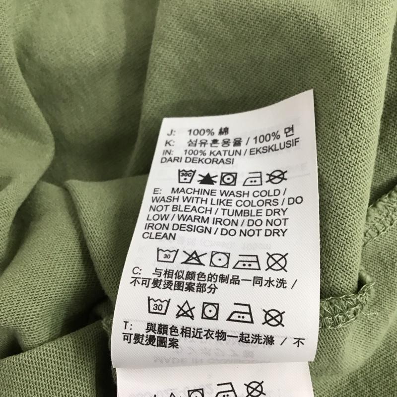 ナイキ NIKE カットソー 長袖 長袖カットソー ロゴカットソー クルーネック XL ロゴ、文字 カーキ / カーキ /  メンズ USED 古着 中古 10132719