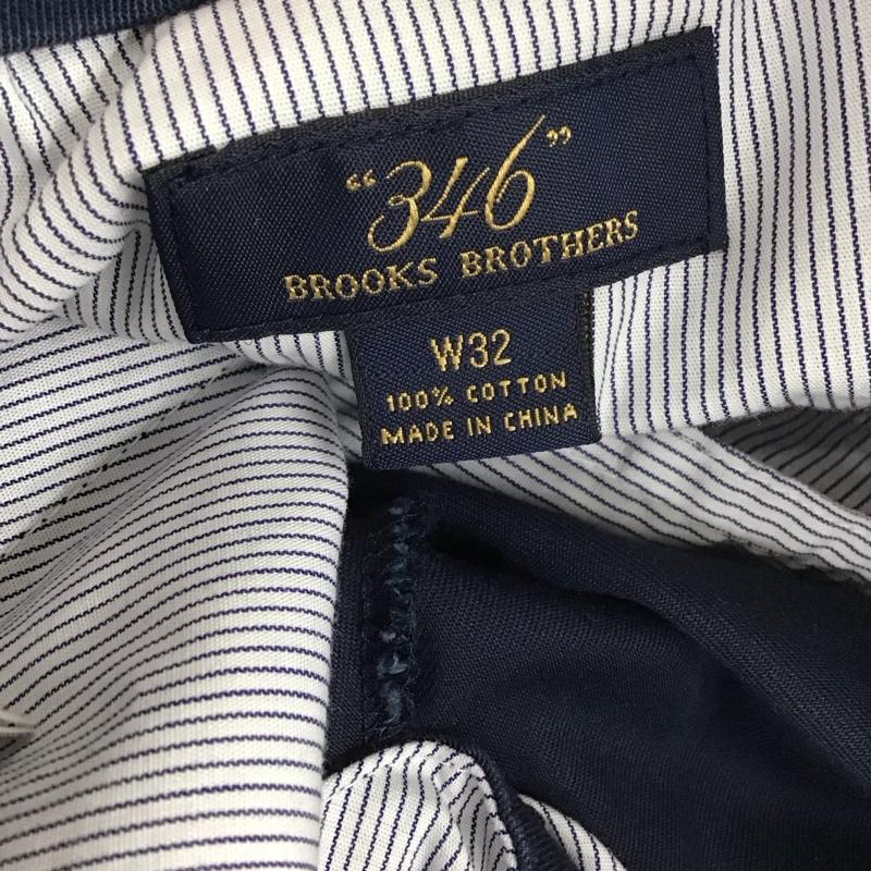 ブルックスブラザーズ BROOKS BROTHERS パンツ スラックス 32インチ 無地 紺 / ネイビー /  メンズ USED 古着 中古 10111381