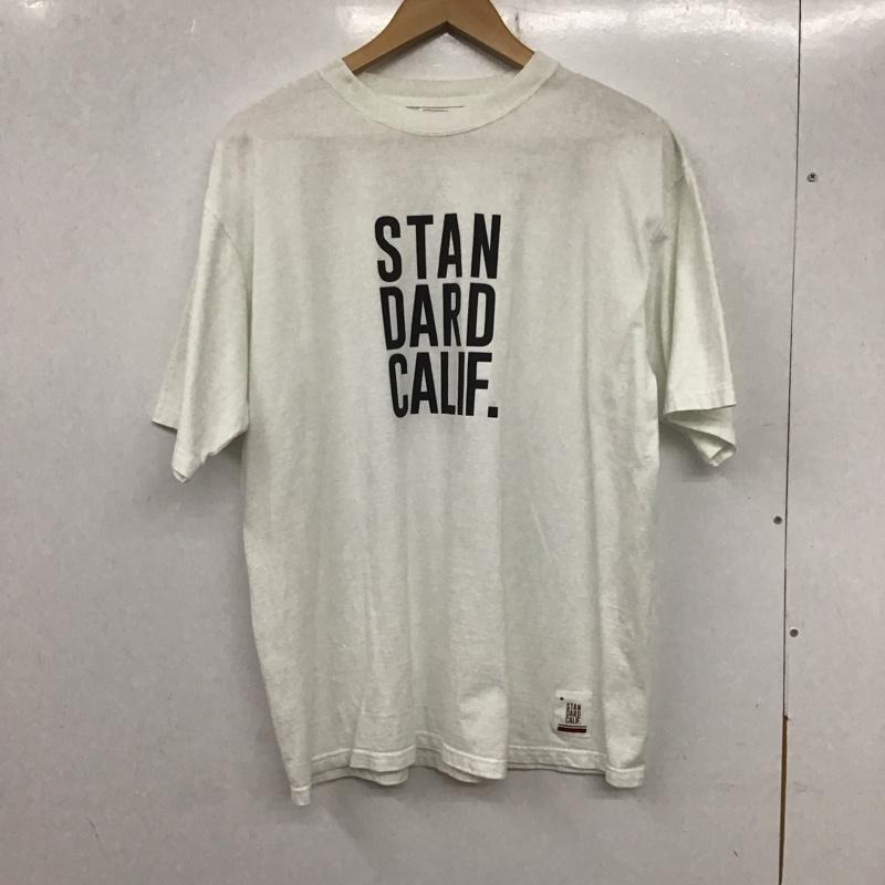 スタンダード カリフォルニア STANDARD CALIFORNIA Tシャツ 半袖 L 無地 X ロゴ、文字 X プリント 白 / ホワイト /  メンズ USED 古着 中古 10134816