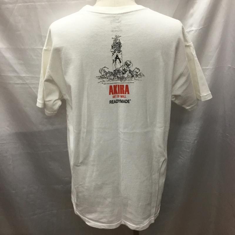 古着 USED Tシャツ 半袖 READY MADE AKIRA M キャラクター 白 / ホワイト /  メンズ USED 古着 中古 10117212