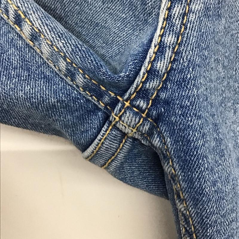 ザラ ZARA パンツ デニム、ジーンズ 40 無地 水色 / ライトブルー /  レディース USED 古着 中古 10136641