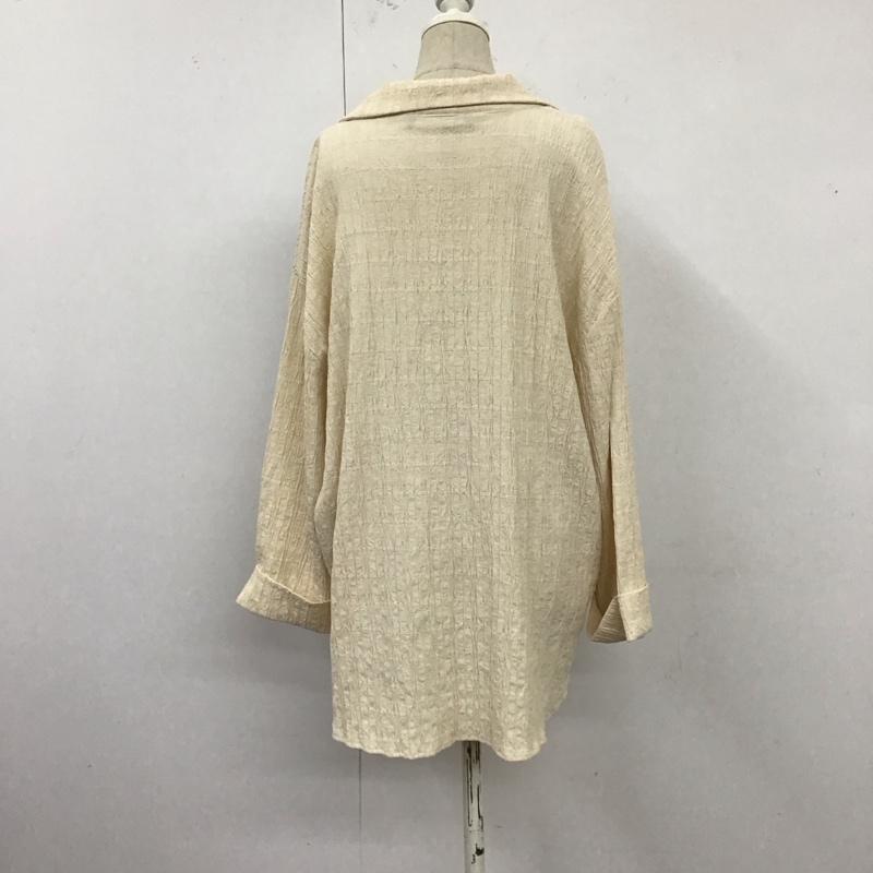 ザラ ZARA ジャケット、上着 ジャケット、ブレザー 1165 320 712 L 無地 アイボリー / アイボリー /  レディース USED 古着 中古 10122033