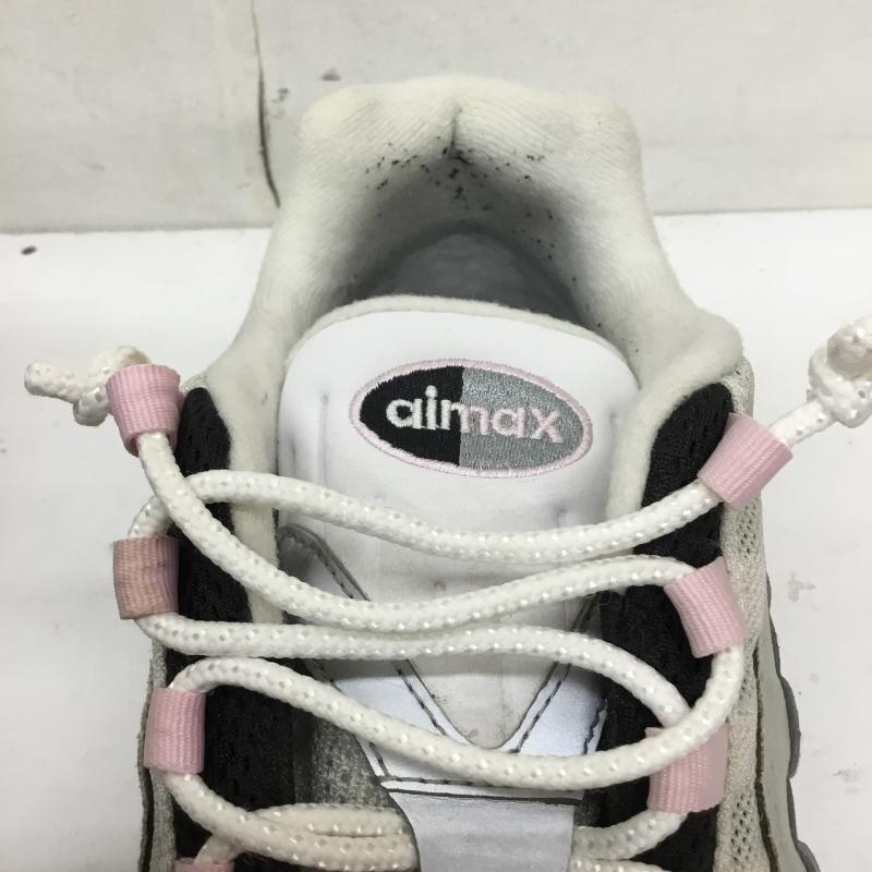 ナイキ NIKE スニーカー スニーカー Air Max 95 Gunsmoke/Pink Foam CJ0588-001 28.5cm ロゴ、文字 灰 / グレー / X 桃 / ピンク /  メンズ USED 古着 中古 10144474