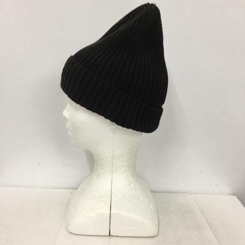 シュプリーム Supreme 帽子 ニット帽 ボックスロゴ コットン リブ ビーニー ロゴ、文字 黒 / ブラック /  メンズ USED 古着 中古 10150514