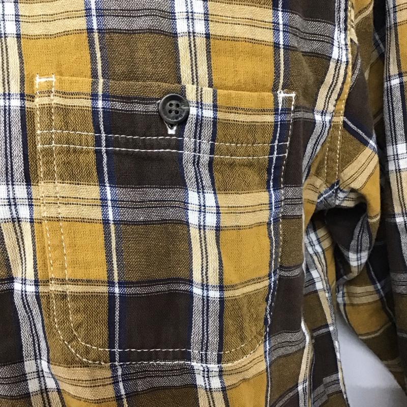 エディーバウアー Eddie Bauer シャツ、ブラウス 長袖 長袖シャツ カラーシャツ ポケットシャツ 長袖カットソー チェックシャツ M チェック マルチカラー / マルチカラー /  メンズ USED 古着 中古 10119035