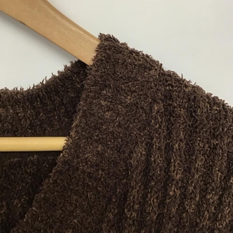 ジェラートピケ gelato pique ニット、セーター 長袖 PWNT241056 ベビモコメランジリブプルオーバー パジャマ ルームウェア ONE SIZE 無地 茶 / ブラウン /  レディース USED 古着 中古 10142249