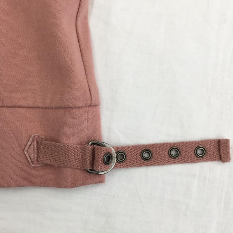 バーバリーブルーレーベル BURBERRY BLUE LABEL パーカー 半袖 ノースリーブパーカー 38 ロゴ、文字 桃 / ピンク /  レディース USED 古着 中古 10130848