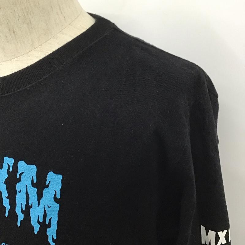 マジカルモッシュミスフィッツ MxMxM カットソー 長袖 長袖カットソー クルーネックカットソー 長袖Tシャツ プリントTシャツ M プリント 黒 / ブラック /  メンズ USED 古着 中古 10107231