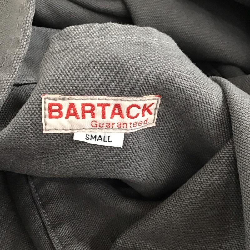 バータック BARTACK ジャケット、上着 ジャケット、ブレザー カジュアルジャケット アウター カラージャケット Gジャン S 無地 灰 / グレー /  メンズ USED 古着 中古 10132720