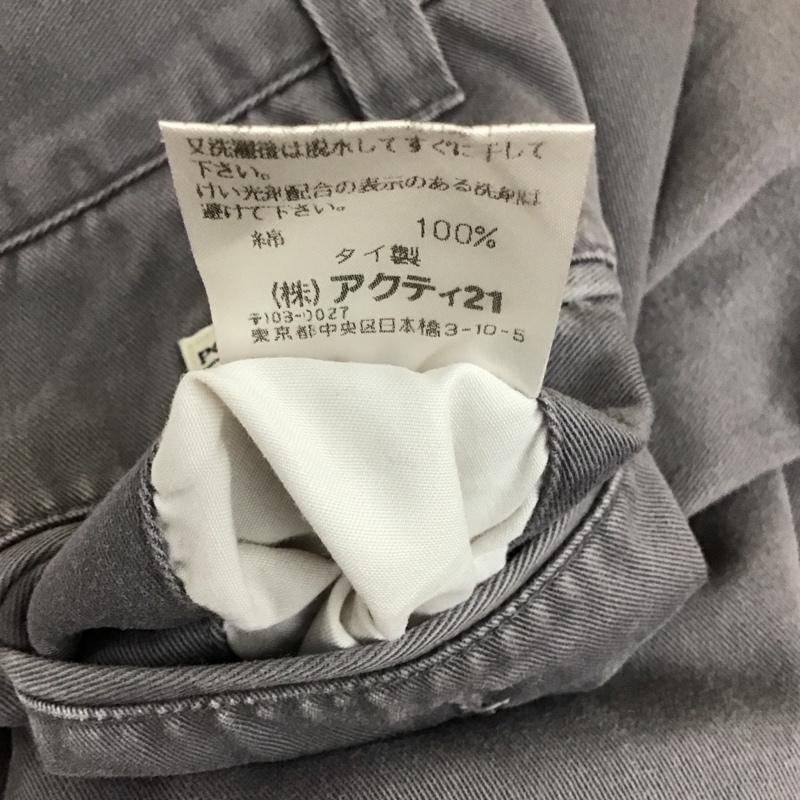 ポロラルフローレン POLO RALPH LAUREN パンツ チノパン チノパン カジュアルパンツ ワイドパンツ ストレートパンツ 32インチ 無地 灰 / グレー /  メンズ USED 古着 中古 10117479