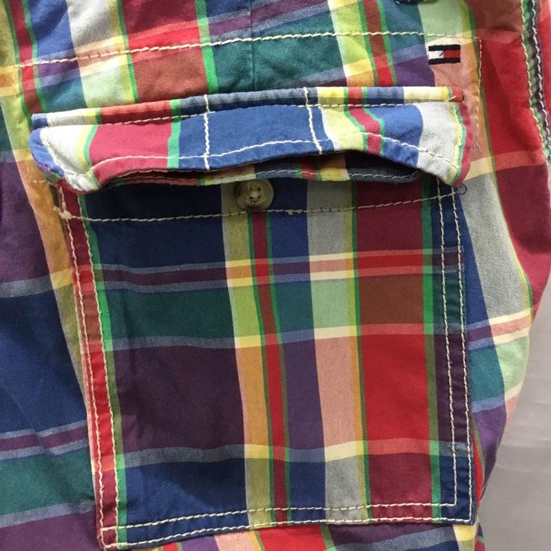 トミーヒルフィガー TOMMY HILFIGER パンツ ショートパンツ カーゴパンツ 34 チェック マルチカラー / マルチカラー /  メンズ USED 古着 中古 10118931