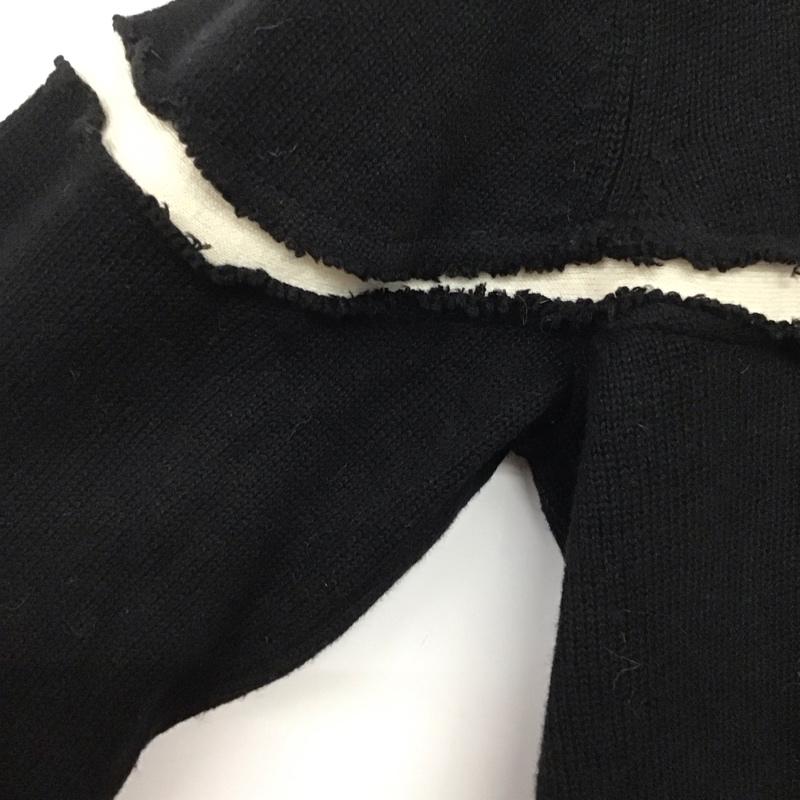 アルマーニエクスチェンジ A/X ARMANIEXCHANGE ニット、セーター 長袖 長袖ニットカットソー クルーネック セーター S ロゴ、文字 黒 / ブラック /  メンズ USED 古着 中古 10142971