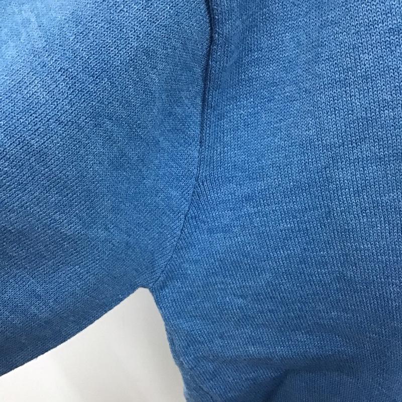 ニコアンド niko and... ポロシャツ 半袖 NKN23675SB ポロ襟ニット M 無地 青 / ブルー / X 紺 / ネイビー /  レディース USED 古着 中古 10112138