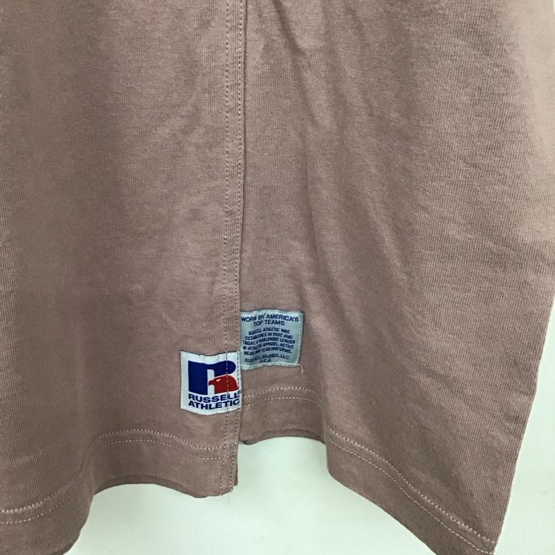 ラッセルアスレティック Russell Athletic Tシャツ 半袖 半袖カットソー プリントTシャツ クルーネックカットソー L ロゴ、文字 紫 / パープル /  メンズ USED 古着 中古 10130571