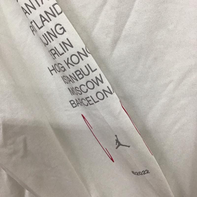 エアジョーダン AIR JORDAN カットソー 長袖 dm0847-104 ジョーダンFLTヘリテージ85L/Sクルー 長袖カットソー プリントTシャツ XXL ロゴ、文字 ベージュ / ベージュ /  メンズ USED 古着 中古 10132712