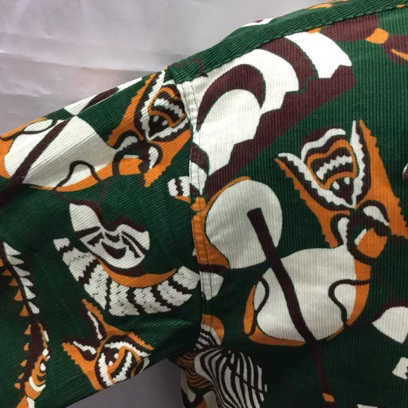 サンサーフ SUN SURF シャツ、ブラウス 長袖 SS27709 XL 総柄 緑 / グリーン /  メンズ USED 古着 中古 10108891