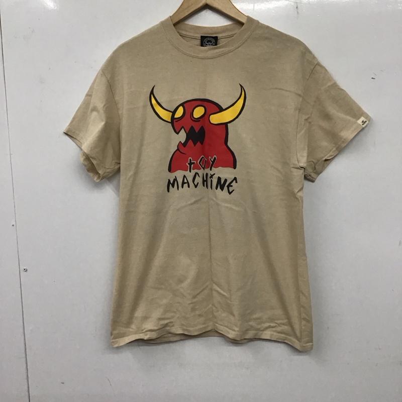 トイ マシーン TOY MACHINE Tシャツ 半袖 半袖カットソー プリントTシャツ クルーネックカットソー M プリント ベージュ / ベージュ /  メンズ USED 古着 中古 10135977