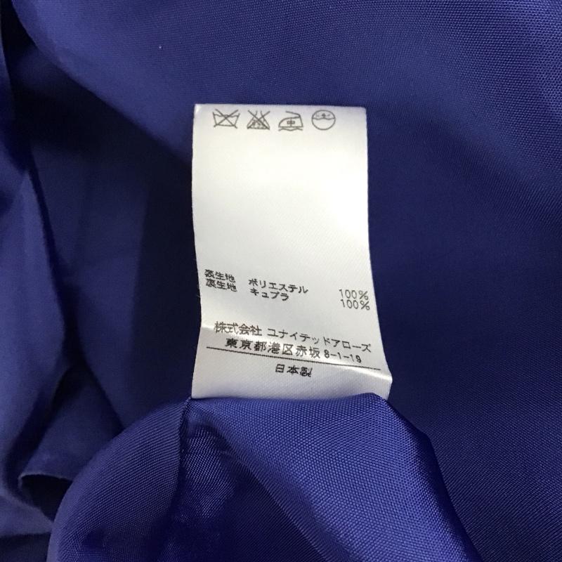 ユナイテッドアローズ UNITED ARROWS ワンピース ミニスカート 1526-672-2794 フレンチスリーブワンピース 36 無地 青 / ブルー /  レディース USED 古着 中古 10131815