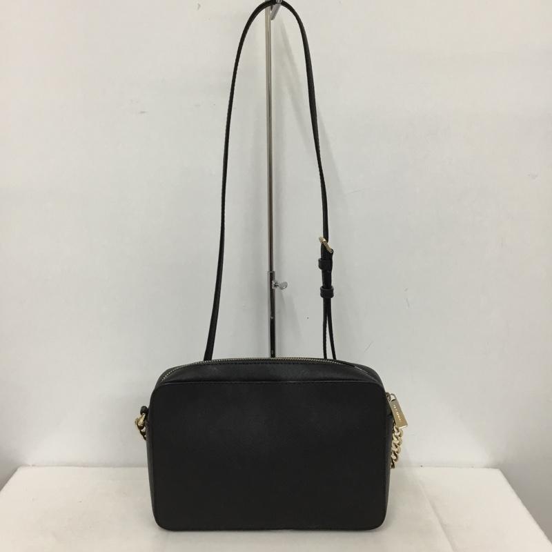 マイケルコース MICHAEL KORS ショルダーバッグ ショルダーバッグ 35T8GTTC9L レザ－ ロゴ、文字 黒 / ブラック / X 金 / ゴールド /  レディース USED 古着 中古 10149258