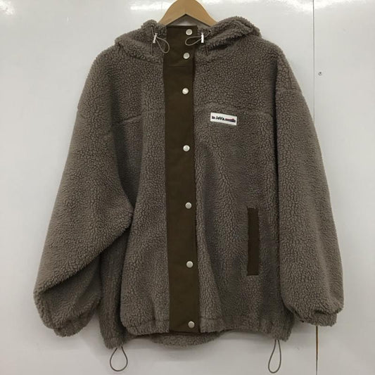 ジャバ Java ジャケット、上着 ジャンパー、ブルゾン jv1240016 スタンドフードボアアウター M 無地 ベージュ / ベージュ / X 茶 / ブラウン /  レディース USED 古着 中古 10146813