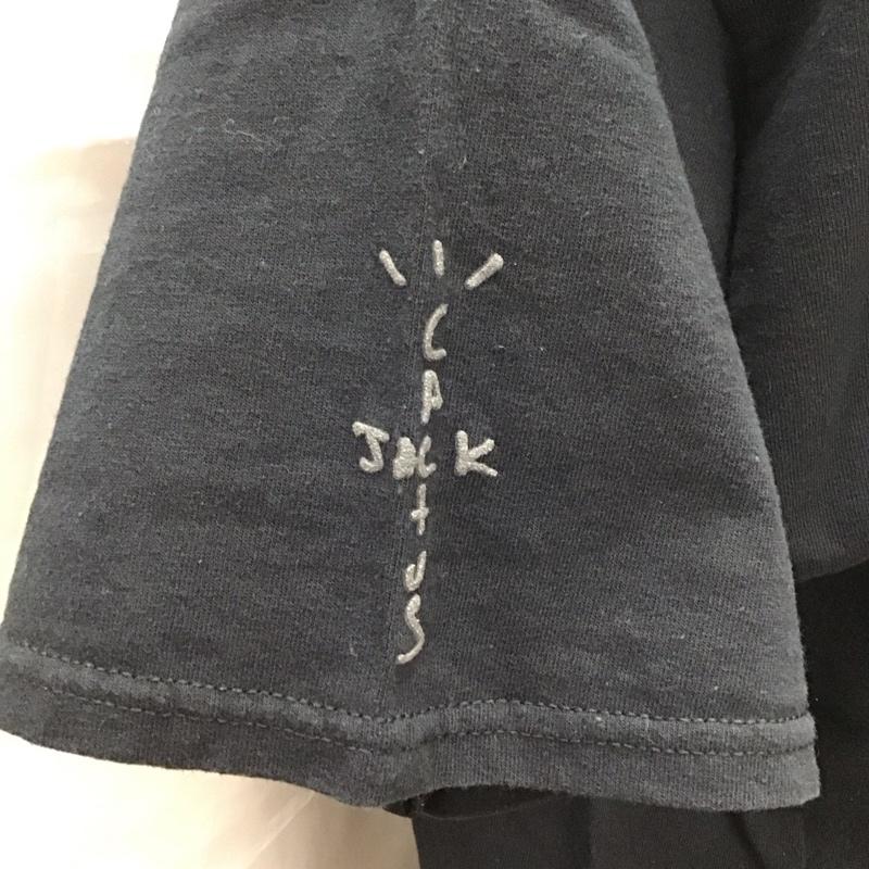 カクタスジャック Cactus Jack Tシャツ 半袖 半袖カットソー プリントTシャツ クルーネックカットソー L プリント 黒 / ブラック /  メンズ USED 古着 中古 10113167