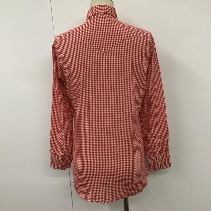 リーバイス Levi s シャツ、ブラウス 長袖 80S USA製 長袖シャツ チェックシャツ カラーシャツ カジュアルシャツ チェック 白 / ホワイト / X 赤 / レッド /  メンズ USED 古着 中古 10110786