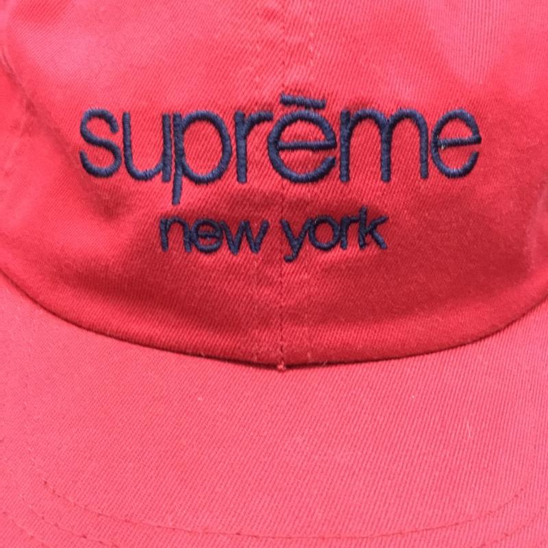 シュプリーム Supreme 帽子 キャップ Twill Classic Logo 6-Panel ロゴ、文字 赤 / レッド /  メンズ USED 古着 中古 10114736