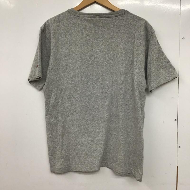 チャンピオン Champion Tシャツ 半袖 半袖カットソー プリントTシャツ クルーネックカットソー M 無地 灰 / グレー /  メンズ USED 古着 中古 10145048