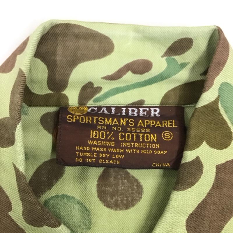 古着 USED シャツ、ブラウス 長袖 CALIBER 70年代 ミリタリー S カモフラージュ柄・迷彩 マルチカラー / マルチカラー /  メンズ USED 古着 中古 10121175