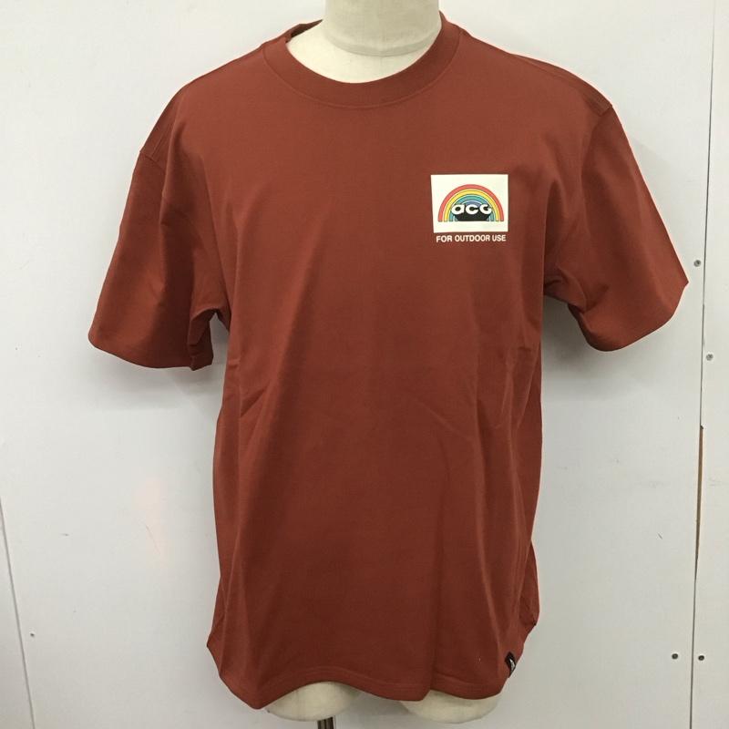 ナイキ エィシージー NIKE ACG Tシャツ 半袖 dj1143-670 Tシャツ 半袖カットソー プリントTシャツ XL ロゴ、文字 茶 / ブラウン /  メンズ USED 古着 中古 10126531