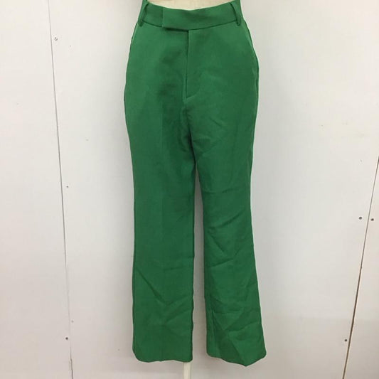 ローリーズファーム LOWRYS FARM パンツ スラックス lf522006tk カラーフレアパンツ カジュアルパンツ スラックス S 無地 緑 / グリーン /  レディース USED 古着 中古 10109518