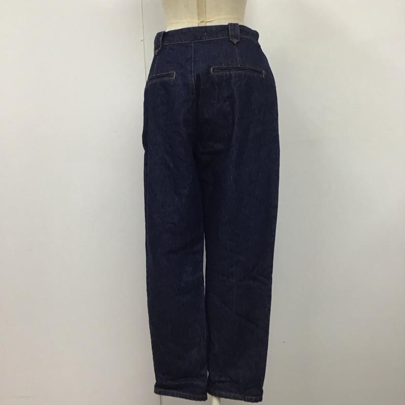 ザラ ZARA パンツ デニム、ジーンズ 4406 162 400 テーパード M 無地 インディゴ / インディゴ /  レディース USED 古着 中古 10112354