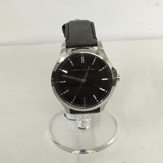 アルマーニエクスチェンジ ARMANI EXCHANGE 腕時計 アナログ（クォーツ式） AX2149 HAMPTON ロゴ、文字 黒 / ブラック /  メンズ USED 古着 中古 10129483