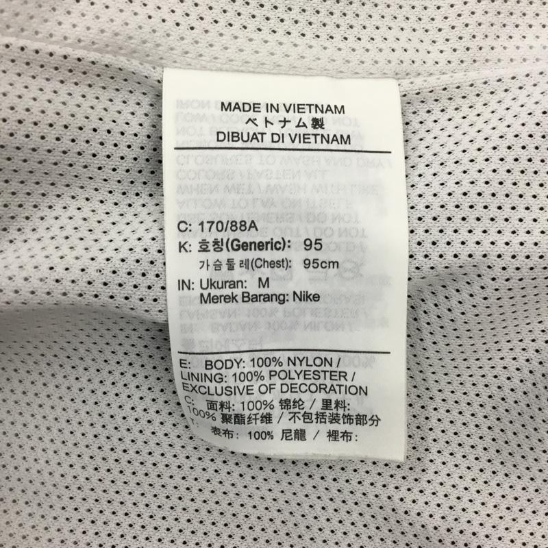 ナイキ NIKE ジャケット、上着 ジャンパー、ブルゾン cj4359-084 HEWINDRUNNERWOVENSIGN ナイロンジャケット ジップアップジャケット アウター M ロゴ、文字 白 / ホワイト / X 黒 / ブラック / X 灰 / グレー /  メンズ USED 古着 中古 10108240