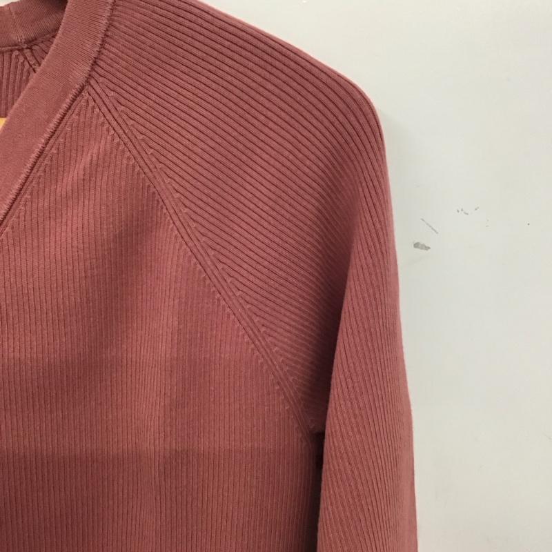 ワンオブマイン 1_OF MINE カーディガン 長袖 無地 桃 / ピンク /  レディース USED 古着 中古 10137273