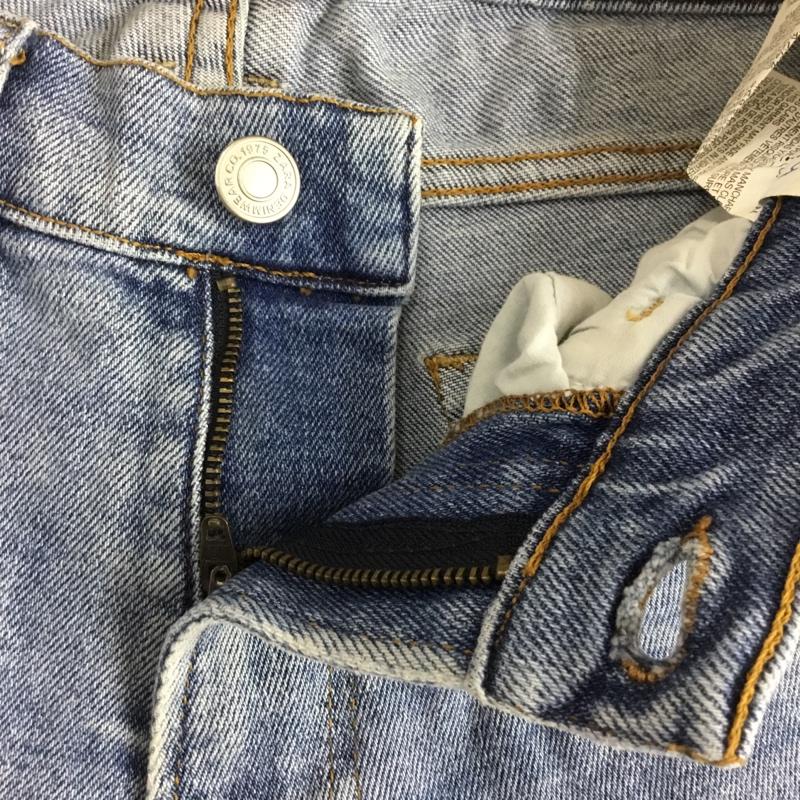 ザラ ZARA パンツ デニム、ジーンズ 40 無地 水色 / ライトブルー /  メンズ USED 古着 中古 10150662