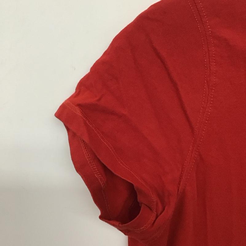 ポロジーンズカンパニー POLO JEANS COMPANY Tシャツ 半袖 RALPH LAUREN KT-WJ-KW-2128 刺繍 スパンコール M ロゴ、文字 赤 / レッド /  レディース USED 古着 中古 10133556