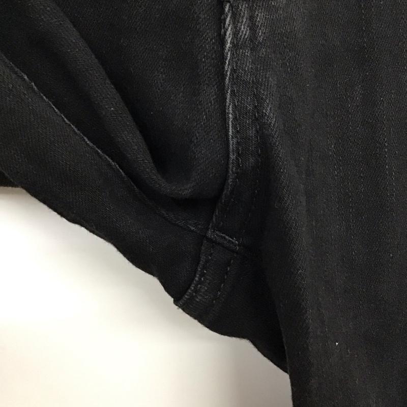 マウジー MOUSSY パンツ デニム、ジーンズ 250gss12-003j アパーフェクトデニムエアー3 タイトパンツ ストレッチパンツ XS 無地 黒 / ブラック /  レディース USED 古着 中古 10119477