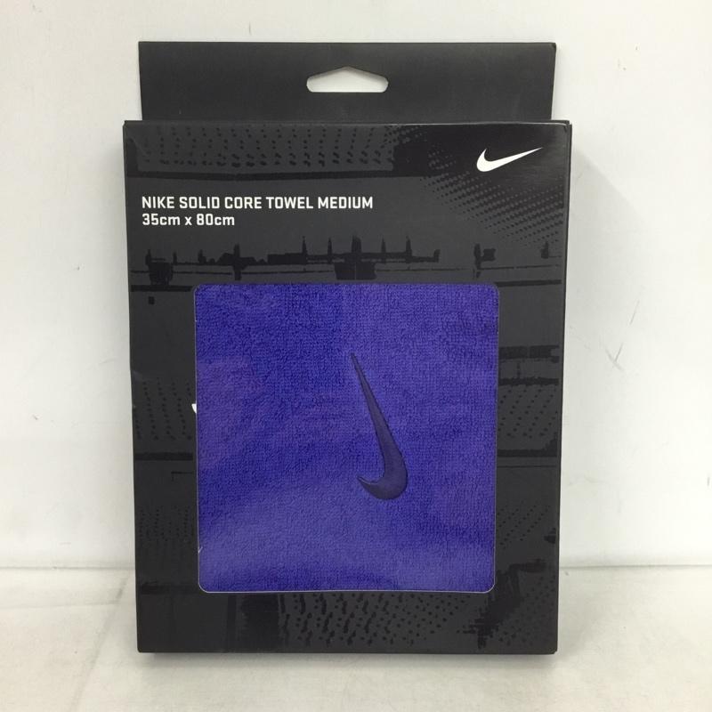 ナイキ NIKE ファッション小物 ファッション小物 AC9637 ソリッドコアタオル ミディアム コットン ワンポイント 青 / ブルー /  メンズ USED 古着 中古 10150195