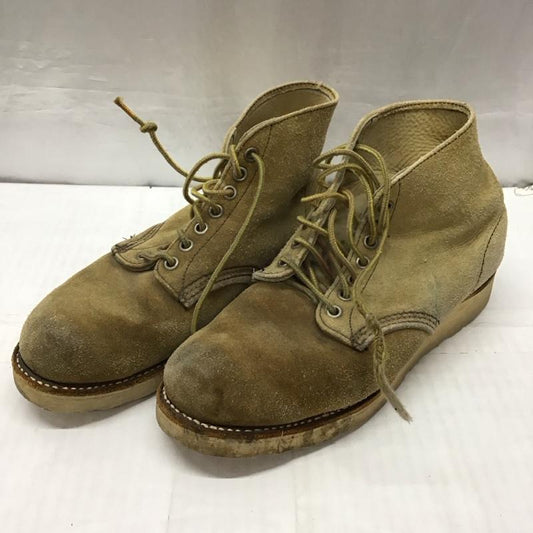 レッドウィング RED WING ブーツ ショートブーツ 02382 アイリッシュセッター 7.5E 無地 ベージュ / ベージュ /  メンズ USED 古着 中古 10121617